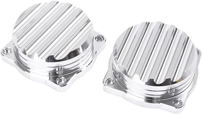 ya 2 8.15 2x Silver Carburetor Cover Ripple Sliver Fit Sc for Ram bler/Thruxt 900 08-15