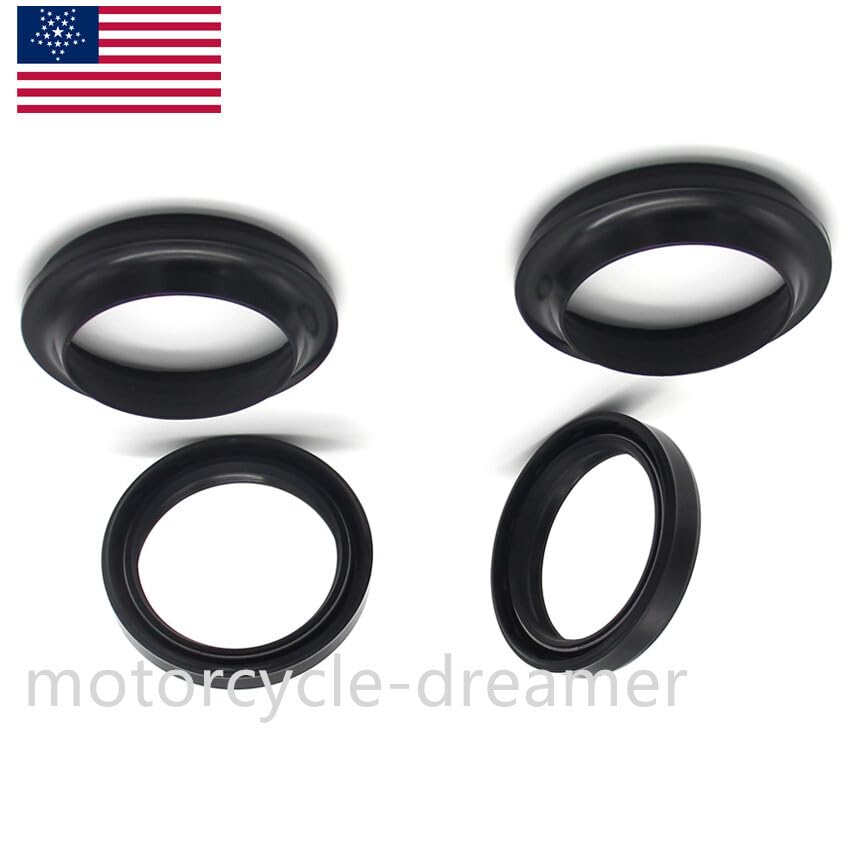 ya 13 9.15 baidi for Kawasaki Fork Dust Wiper Seals Kit ZG1400 GTR1400 ABS Concours 14 ABS 08-17