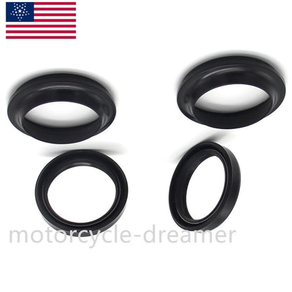 ya 13 9.15 baidi for Kawasaki Fork Dust Wiper Seals Kit ZG1400 GTR1400 ABS Concours 14 ABS 08-17