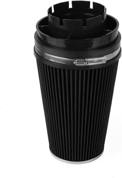 ya 13 9.15 baidi 4'' 102mm Long High Flow Inlet Cone Dry Filter Cold Air Intake Replacement