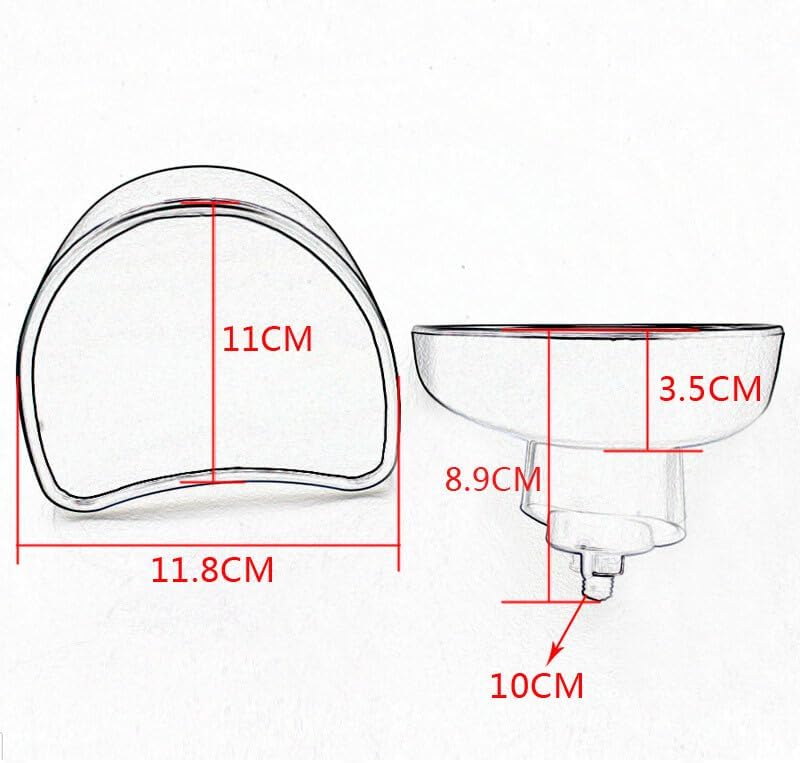 ya 13 9.15 baidi 2X Chrome Batwing Inner Fairing Mount Side Rear Mirrors for Harley Touring 96-13