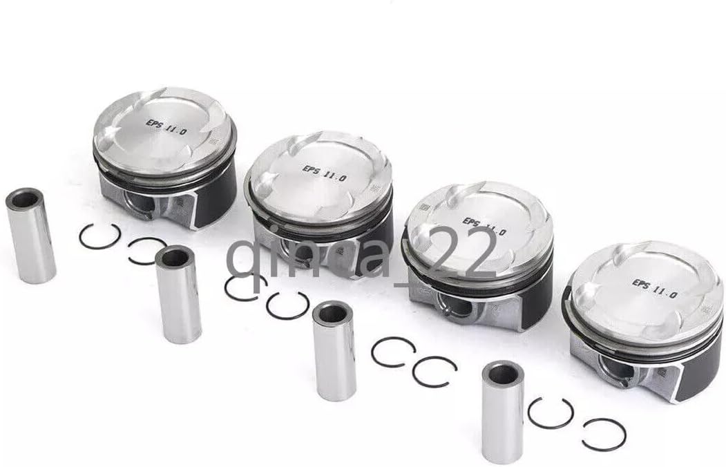 ya 4 8.24 baidi 4-Piece Piston Ring Kit 11:1 22mm for BMW for Mini Cooper S X1 F55 F56 B46 B48 2.0