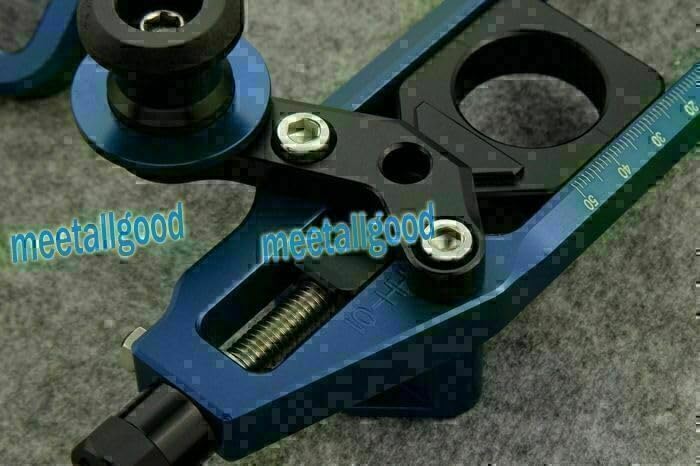 ya 6 8.24 baidi Chain Adjuster Tensioners Fit for Yamaha YZF R1 2009-2012 Blue Motorcycle