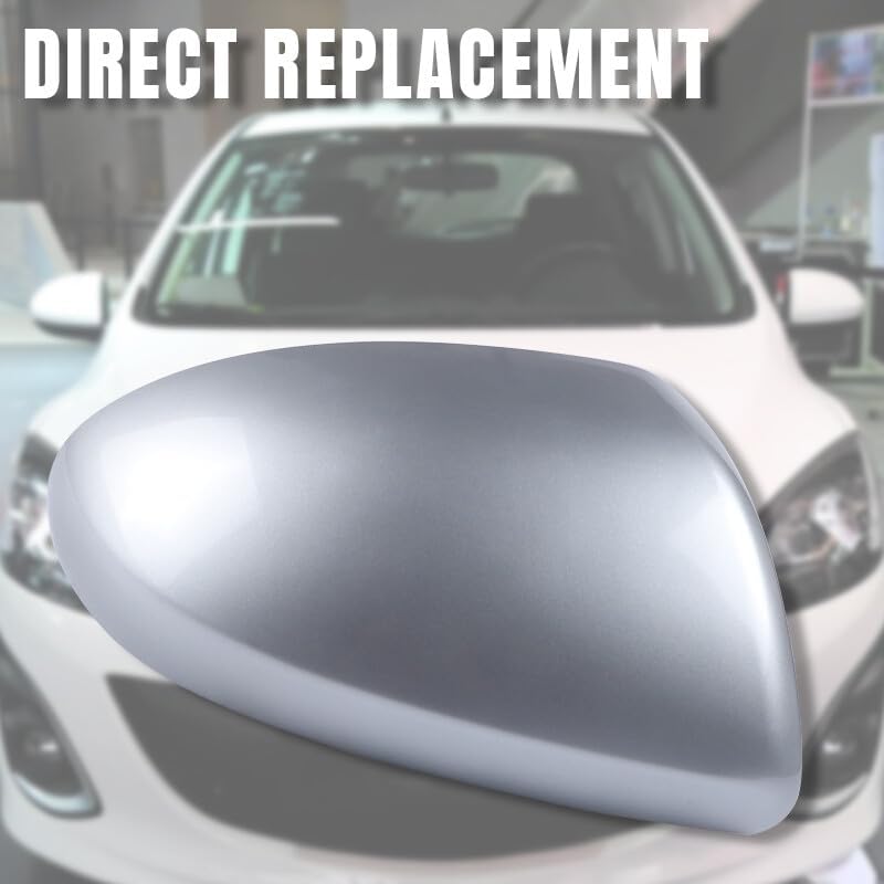 ya 11 9.14 baidiMirror Cover Cap No-Signal Right Passenger Side for Mazda 3 2010 2011 2012 2013