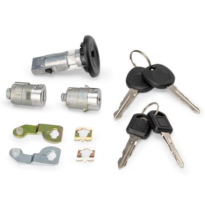 ya 4 8.8 Ignition Lock Cylinder & Keys for Chevrolet for GMC for Silverado Tahoe W/Clips 15298923