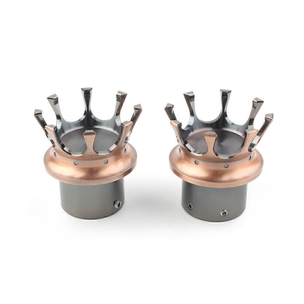 ya 6 8.14 Front Axle Nut Cover Bolt Cap Bronze Fit Harley XL 883 1200 Dyna Touring Glide