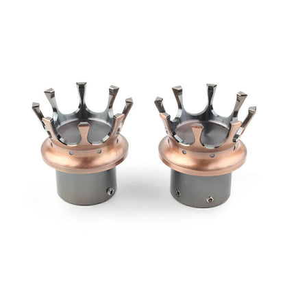 ya 6 8.14 Front Axle Nut Cover Bolt Cap Bronze Fit Harley XL 883 1200 Dyna Touring Glide