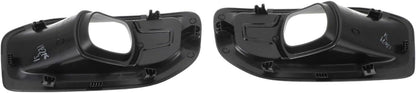 ya 4 8.10 Front Left + Right Fog Light Bezel Kit 68449341AA For 2019-2023 for Ram 2500-5500