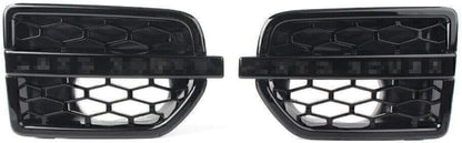 ya 2 8.15 Plastic Side Grille Intake Mudguard Ventilation Opening Black Suitable for 2010-2016 for Land Rover LR4