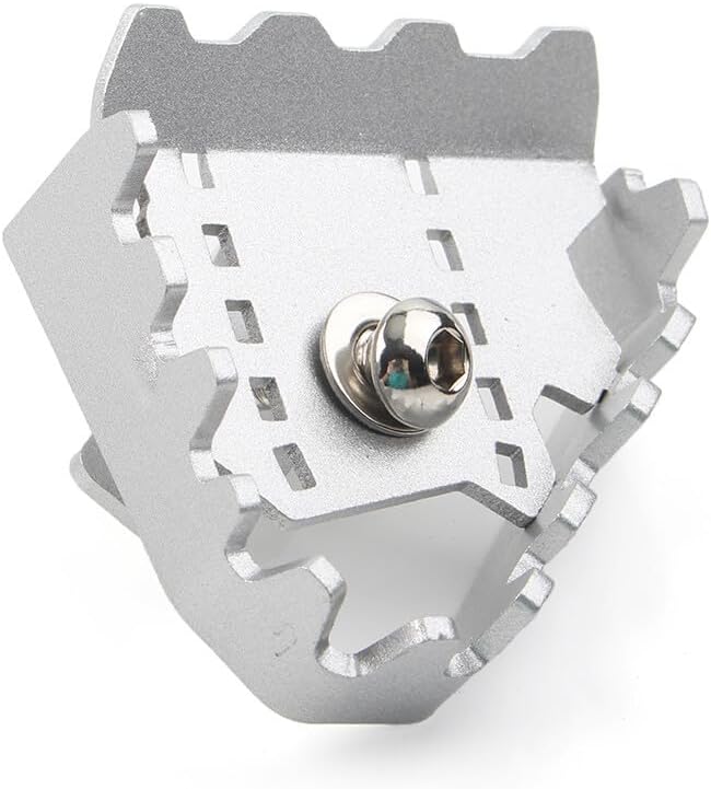 ya 2 8.15 Brake Lever Pedal Enlarge Extension Silver for Yamaha Tenere 700 XTZ700 2019-21