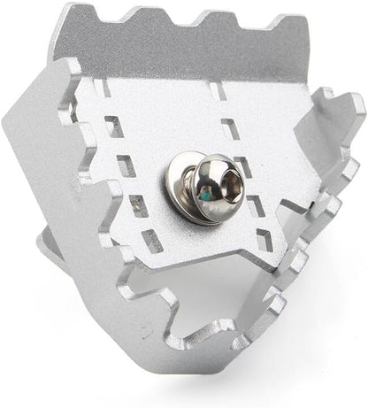 ya 2 8.15 Brake Lever Pedal Enlarge Extension Silver for Yamaha Tenere 700 XTZ700 2019-21