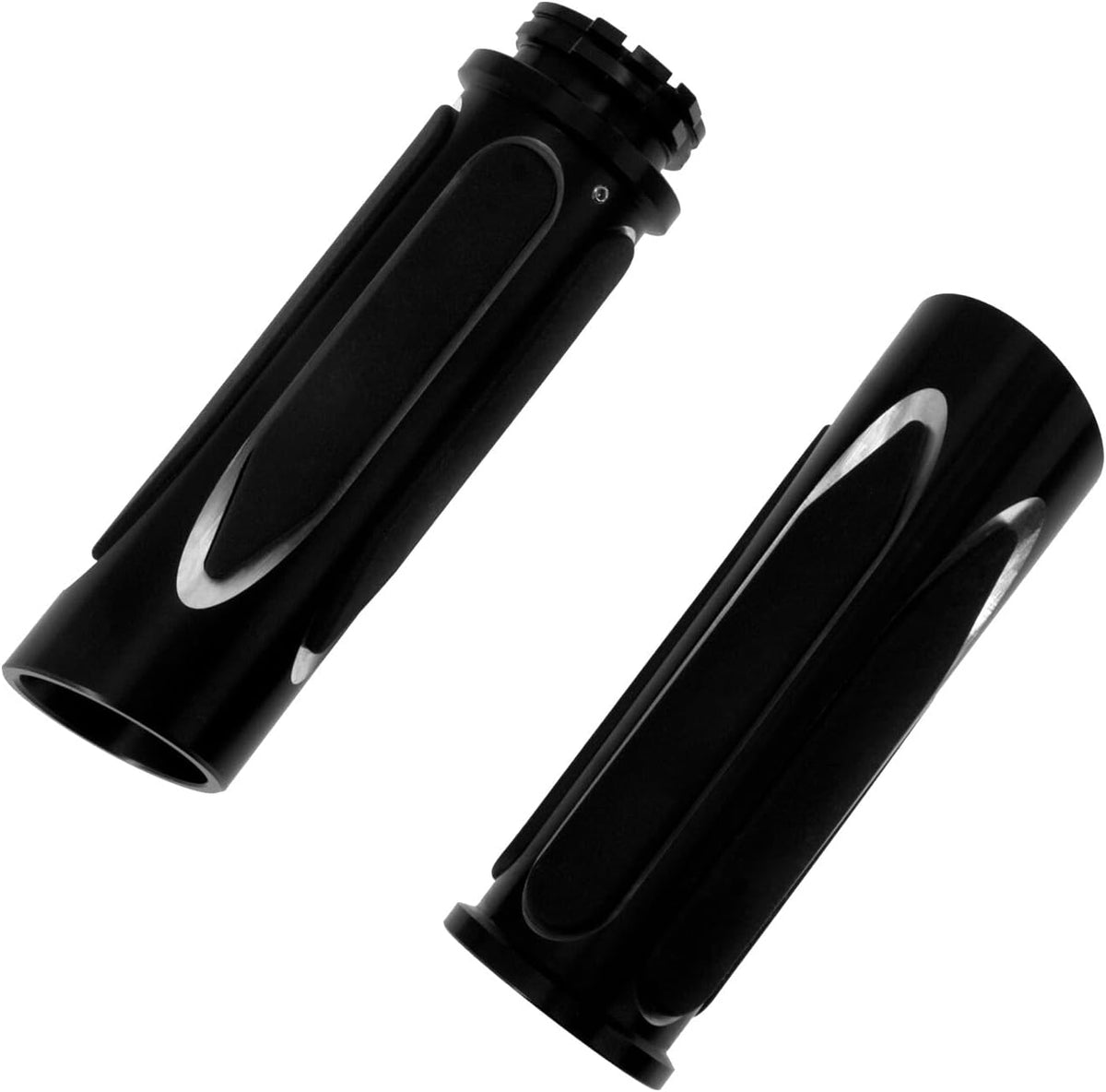 ya 11 9.14 baidiCNC 1 Handlebar Hand Grips for Harley Touring Road King Electra Glide 1996-2007