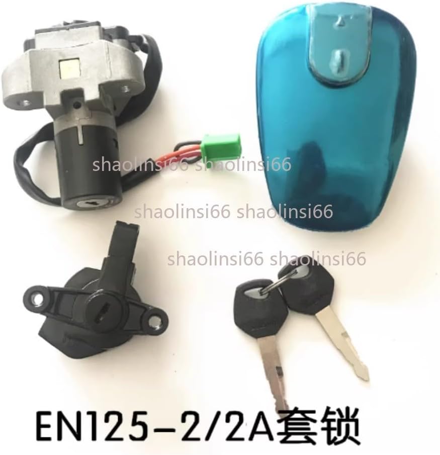 ya 4 8.8.2 2 Wire Ignition Switch Lock Key Fuel Tank Cap Lock Fit for for Suzuki EN125-2/2A