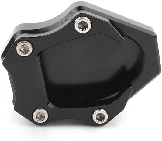 ya 4 8.8.2 Motor Kickstand Side Kick Stand Plate Pad Fit for Kawasaki VERSYS 650 2010-16 Black