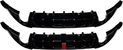 ya 2 8.15 For 14-17 for Golf 7 MK7 GTI GTD TSI Blk Rear Bumper Diffuser Lip with Lightweight Body Kit