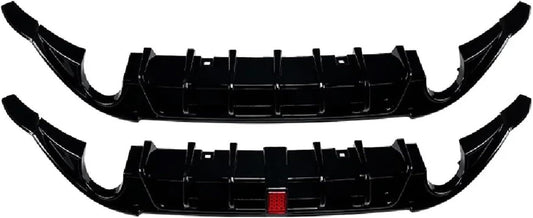 ya 2 8.15 For 14-17 for Golf 7 MK7 GTI GTD TSI Blk Rear Bumper Diffuser Lip with Lightweight Body Kit