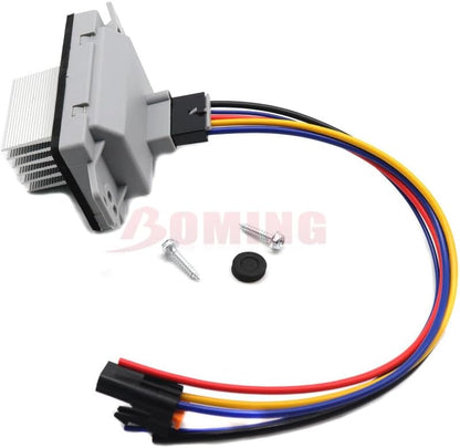 ya 11 9.14 baidifor Chevy for Silverado HVAC Blower Motor Resistor Complete Kit w/Harness 15-81773