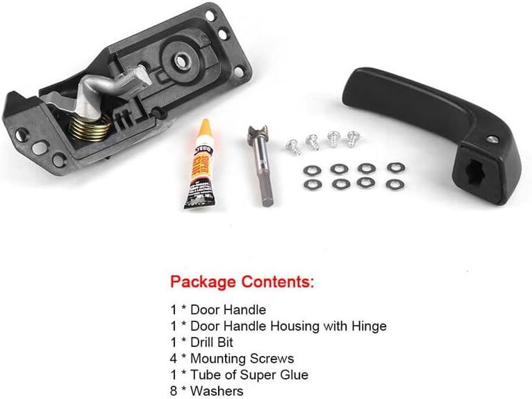 ya 4 8.14 Door Handle Repair Kit Interior Passenger Side for 07-13 Sierra Silverado 