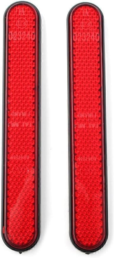 ya 28 10.13 zhengce 2PCS Rear Mudguard Fender Reflector for Harley Sportster 883 1200 X48 A1 A