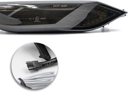 ya 7 8.24 baidi Smoke LED Side Marker Lights Turn Signal Lights for 2011-2014 for Porsche for Cayenne 958 