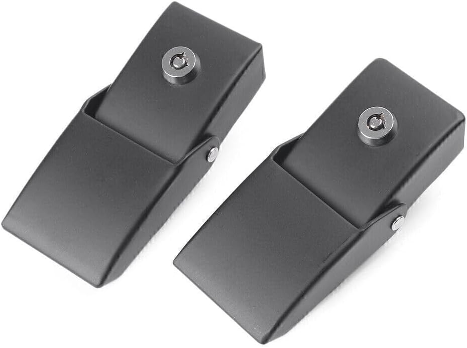 ya 4 8.8.2 for Jeep for Wrangler JK 2007-2017 08 09 10 16 Black Locking Hood Catch Latches Kit