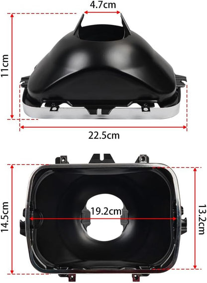 ya 4 8.14 2Pcs 42437 Headlight Housing 5x7 Bucket Kit 5966249 for Chevy Express for GMC Savana 1500