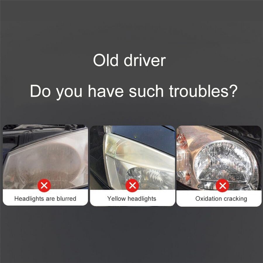 ya 9 10.24 Car Headlight Lens Restoration Repair Kit Atomized Heating Cup Cigarette Lighter