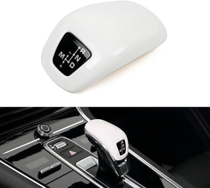 ya 4 8.24 baidi Car Gear Shift Knob Cover Trim Fit for Porsche for PANAMERA 971 Chassis G2 17-2020 White
