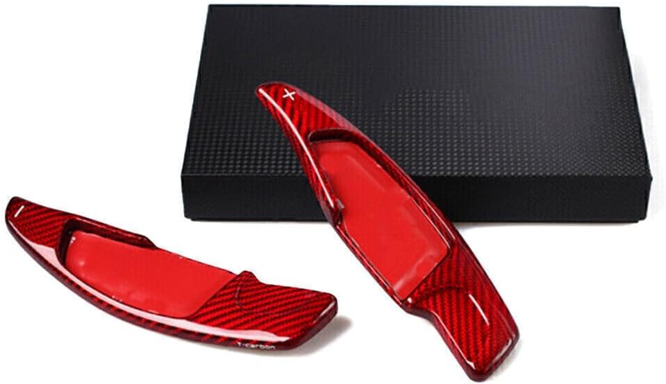 ya 5 8.24 baidi for BMW 5/7 SERIES Red Carbon Fiber Steering Wheel Shift Paddle Extension
