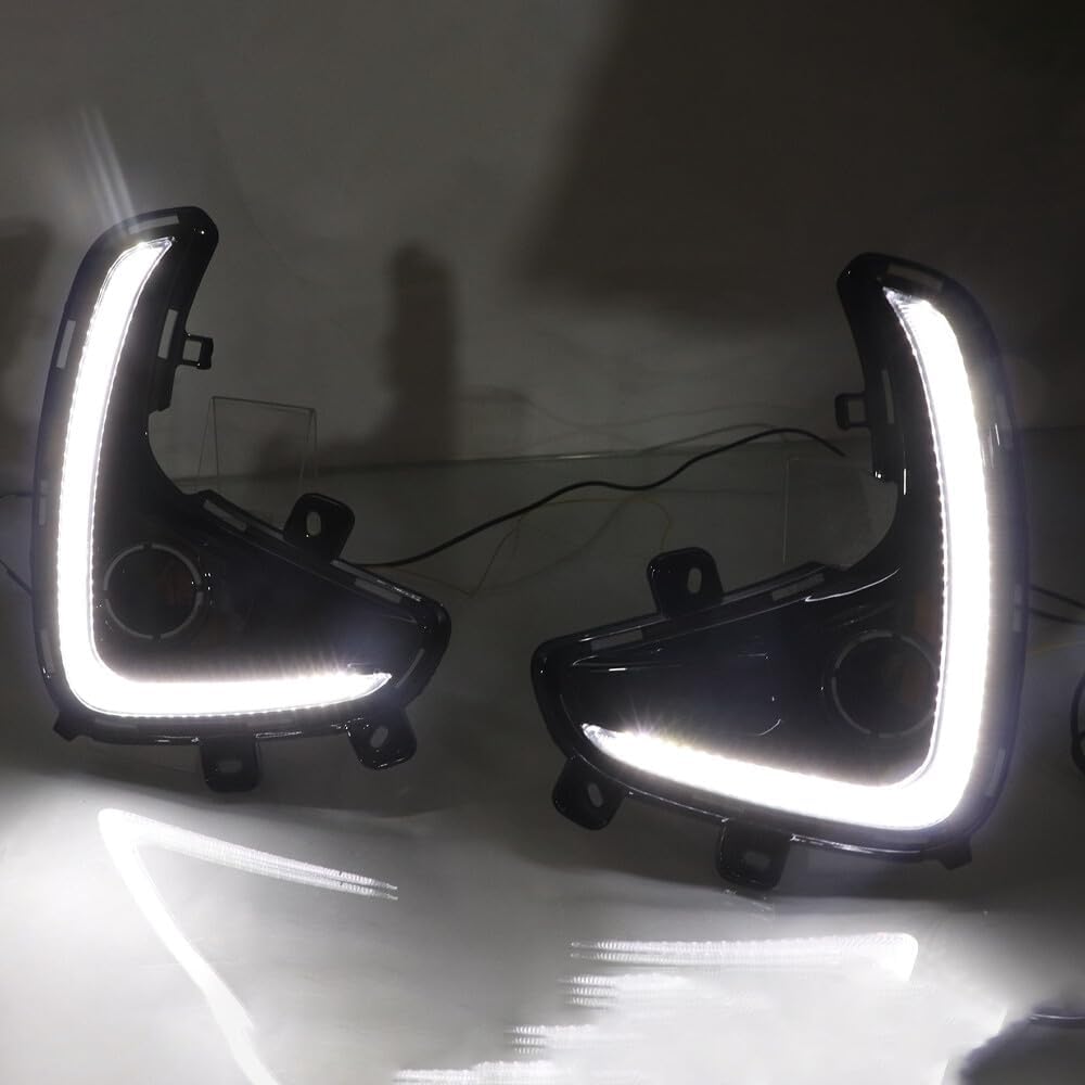 ya 13 9.15 baidi 2-Color Daytime Running/Fog Lights For for Toyota Yaris Hatchback GR Sport 2020-2024