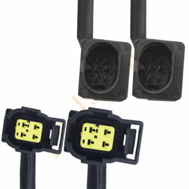 ya 2 8.15 4 Pieces of O2 Oxygen O2 sensors, Upper and Lower, Suitable for 2006-2007 for Mercedes-Benz C230 V6 2.5L