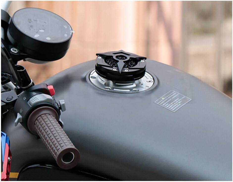 ya 13 9.15 baidi Chrome alloy motorcycle mesh fuel tank cap suitable for Harley Softail Sportster Dyna-