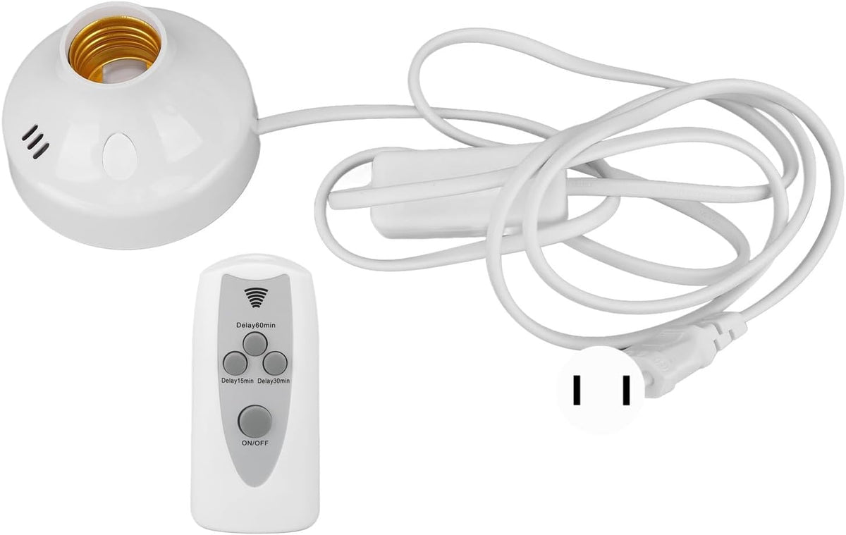 ya 26 10.21 baidi US Plug Remote Control Light Socket Smart Wireless Light Bulb Socket E27