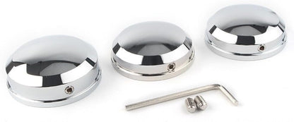 ya 4 8.14 Upper Fork Stem Nut Covers Kit Chrome for Harley FLSS FLSTF FLSTFB FLSTFBS cl