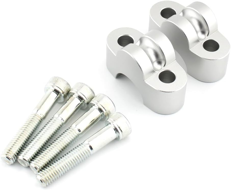 ya 6 8.14 Chrome Motor Handle Bar Riser Mounting Clamp for Honda CB1100 RS CB1100EX MSX125