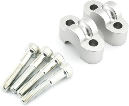 ya 6 8.14 Chrome Motor Handle Bar Riser Mounting Clamp for Honda CB1100 RS CB1100EX MSX125