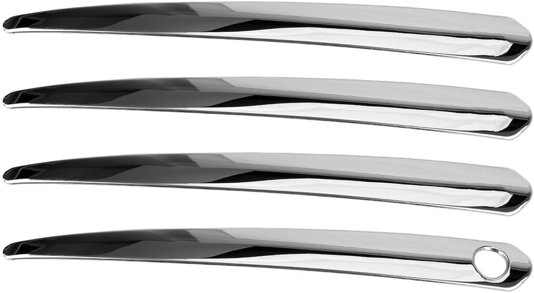 ya 2 8.15 4pcs/Set Exterior Door Handle Trim Strip Cover for Toyota RAV4 Highlander @