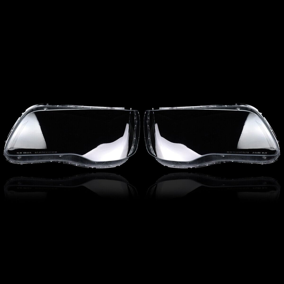 ya 11 9.14 zhengce Pair Clear Headlight Glass Cover Diffuser Lens for Chrysler 300 2011-2014