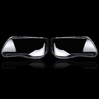 ya 11 9.14 zhengce Pair Clear Headlight Glass Cover Diffuser Lens for Chrysler 300 2011-2014