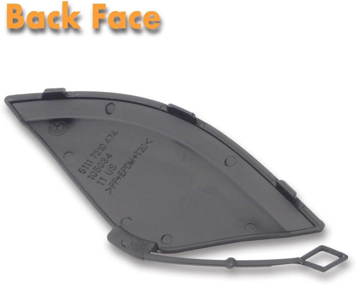 ya 5 8.24 baidi Front Bumper Tow Eye Hook Cover Unpainted Fit for BMW X3 F25 2011 2012 2013 2014