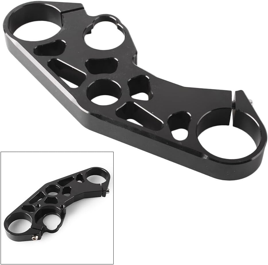 ya 13 9.15 zhengce Front End Upper Top Clamp Triple Tree Fits for Suzuki GSXR 1000 K7 Black Mo