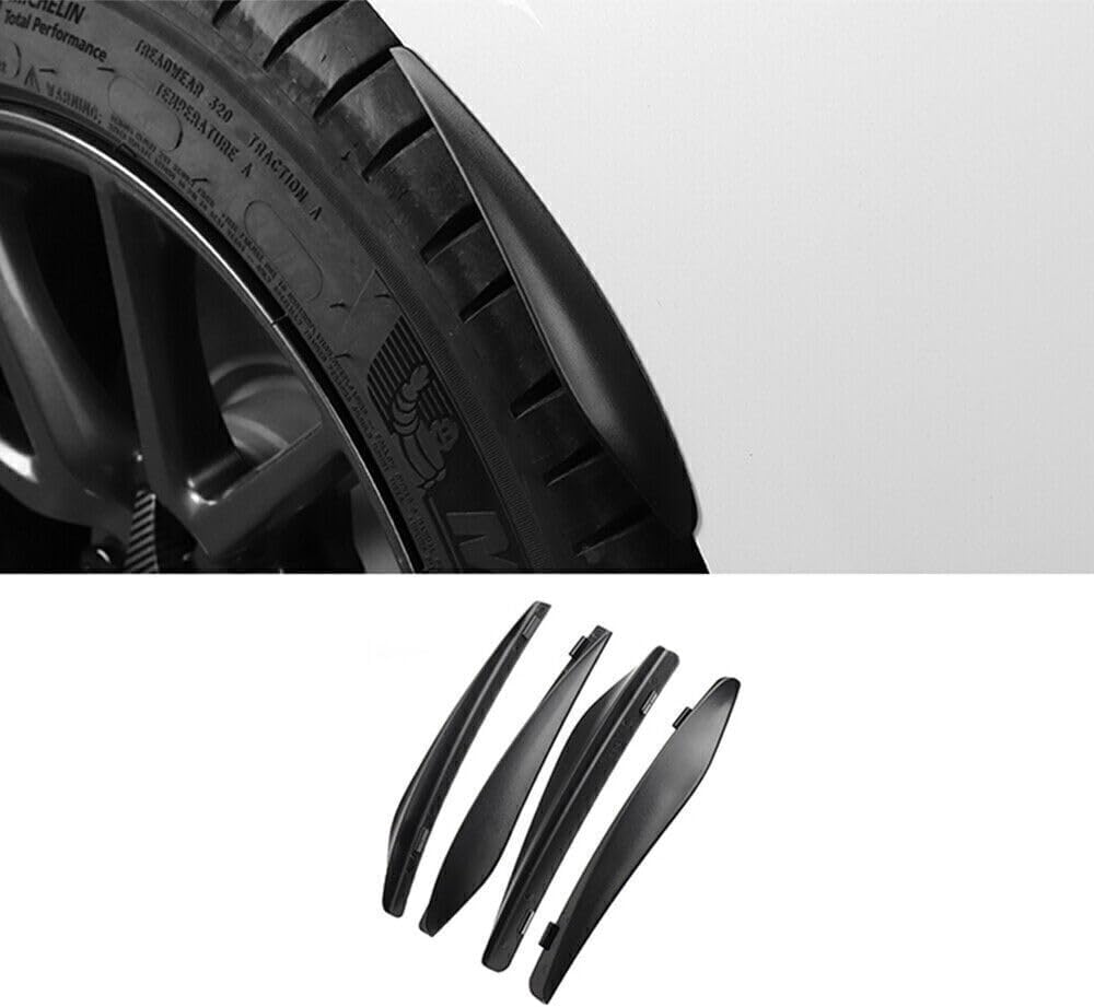 ya 7 8.24 baidi Suitable for Tesla Model 3 Mudguard Fender Flares Wheel Eyebrow Protector Black O