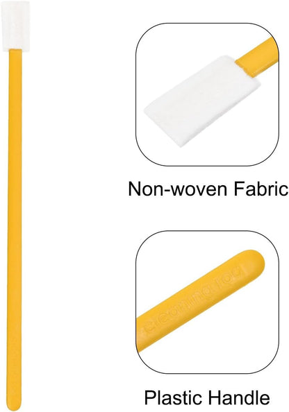 ya 26 10.21 baidi Disposable Crevice Cleaning Brushes, 100Pcs Toilet Corner Cleaning Tool Yellow-2
