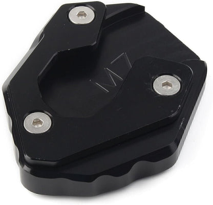 ya 5 8.24 baidi Morocycle Kickstand Side Stand Extension Plate Pad for Yamaha MT-07 FZ-07 Black