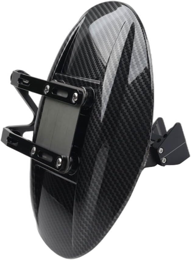 ya 4 8.10 Carbon Fiber Rear Splash Mudguard w/Bracket for Kawasaki Z1000/SX 2014-20 19