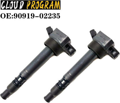 ya 4 8.14 2 PC Ignition Coil 90919-02235 For 1998-2003 for Toyota Nadia SXN10 Vista Ardeo SV50