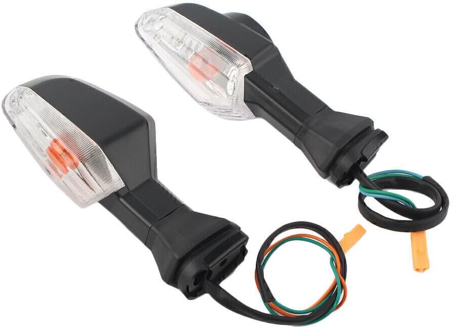 ya 6 8.14 Motorcycle Clear Rear Turn Signals Light Indicator Lamp Fit for Kawasaki 300