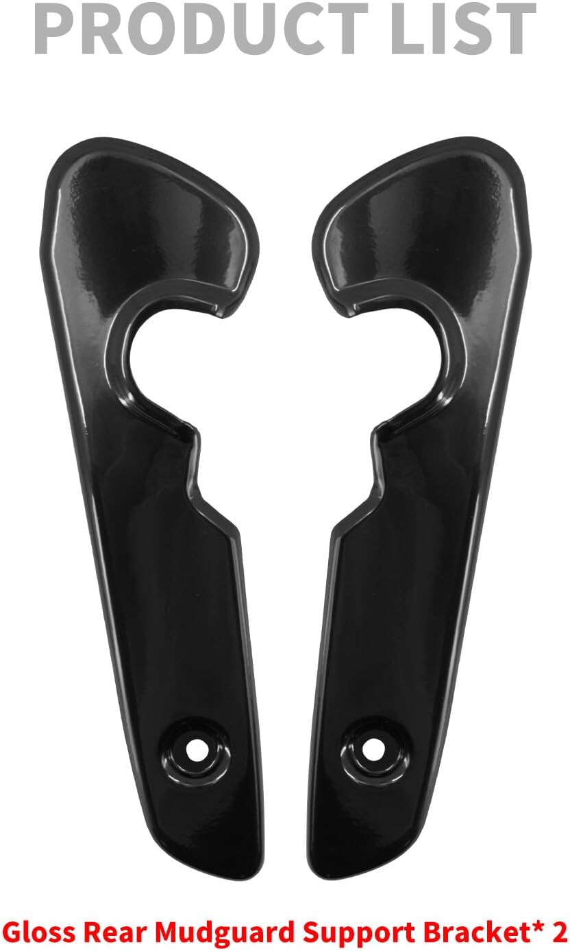 ya 7 8.24 baidi Gloss Black Short Rear Fender Support Bracket Covers for Harley Sportster XL 04+