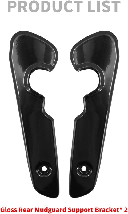 ya 7 8.24 baidi Gloss Black Short Rear Fender Support Bracket Covers for Harley Sportster XL 04+
