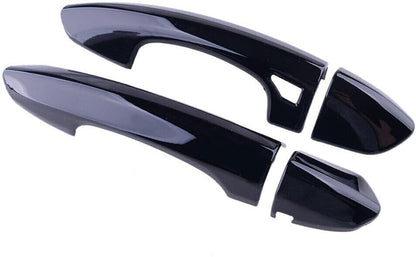 ya 10 9.16 baidi for 2015 2016-2022 for Ford for Mustang Gloss Black 2PCS Door Handle Covers Overlay ABS